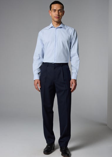 Taylor & Wright Blue Check Regular Fit Shirt