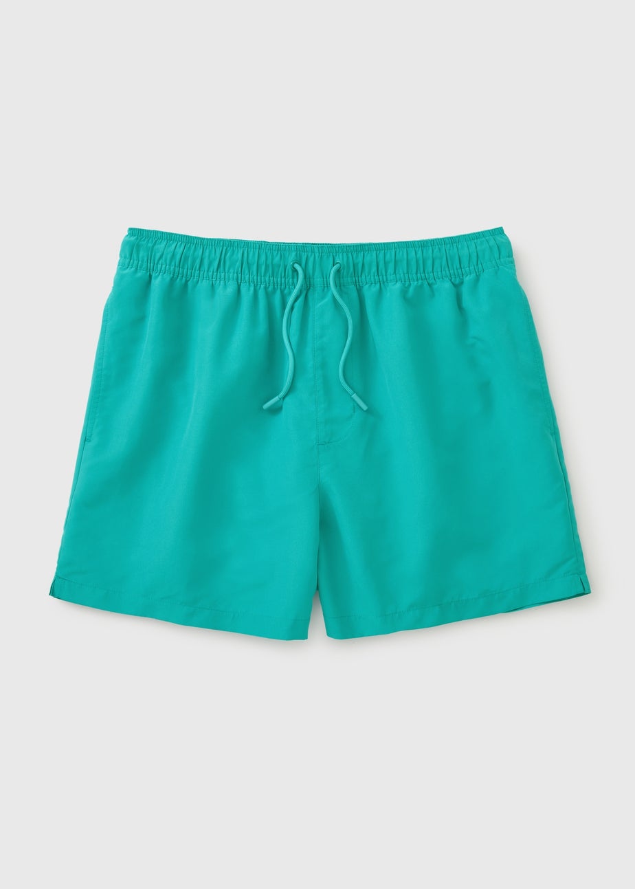 Aqua Blue Short Length Essential Swim Shorts