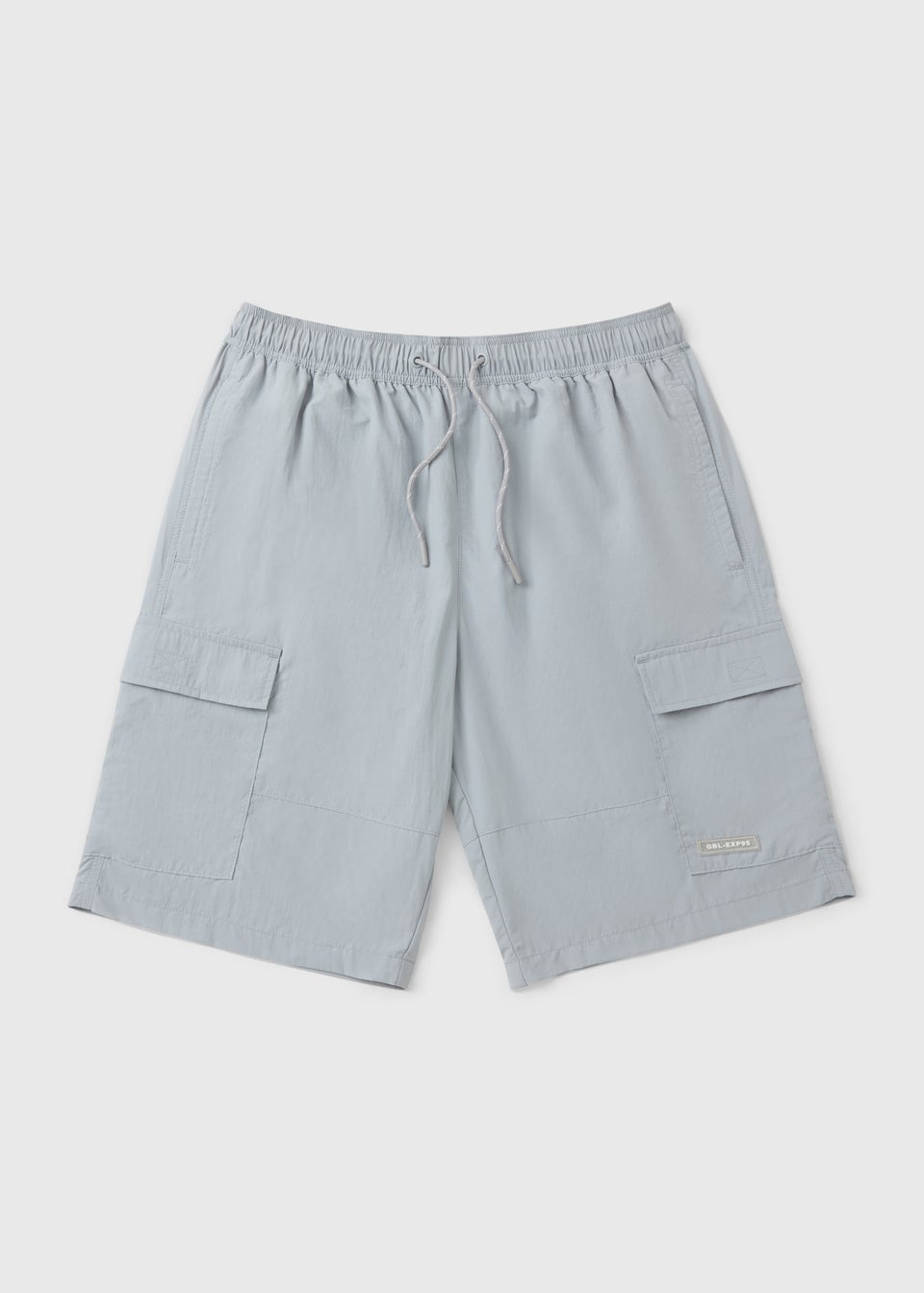 Grey Cargo Swim Shorts