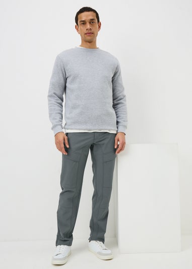 Grey Belted Trek Trousers