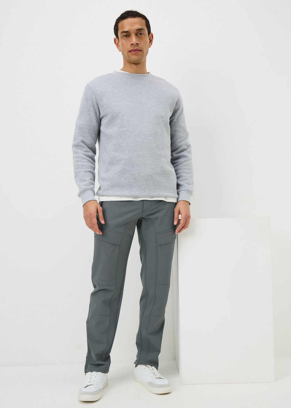 Grey Belted Trek Trousers