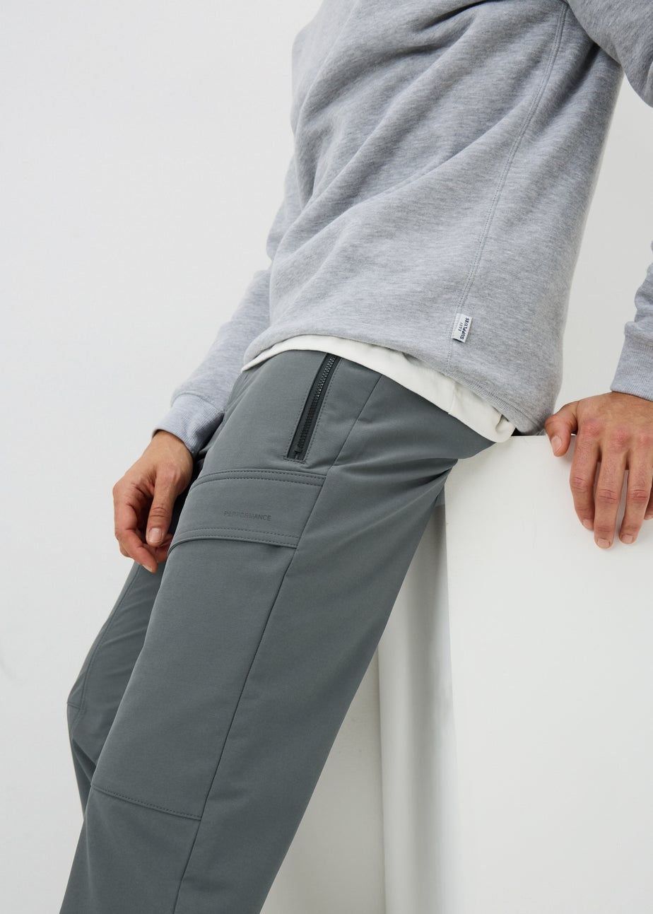 Grey Belted Trek Trousers