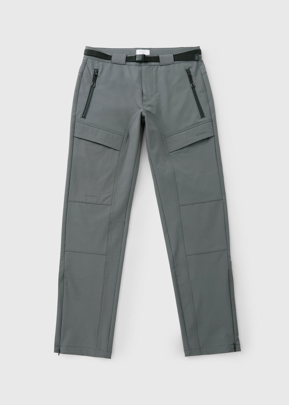 Grey Belted Trek Trousers