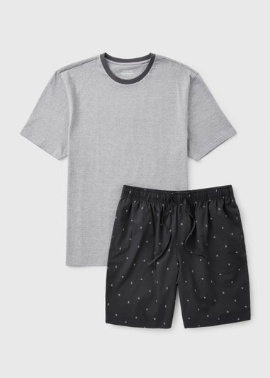 Grey Short Pyjama Set