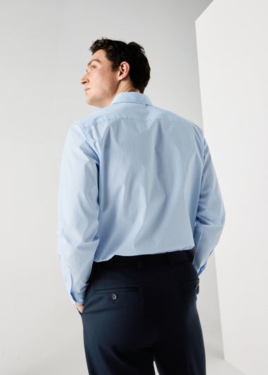 Taylor & Wright Blue Stripe Regular Fit Shirt