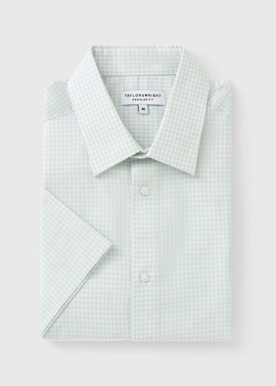 Taylor & Wright Green Check Shirt