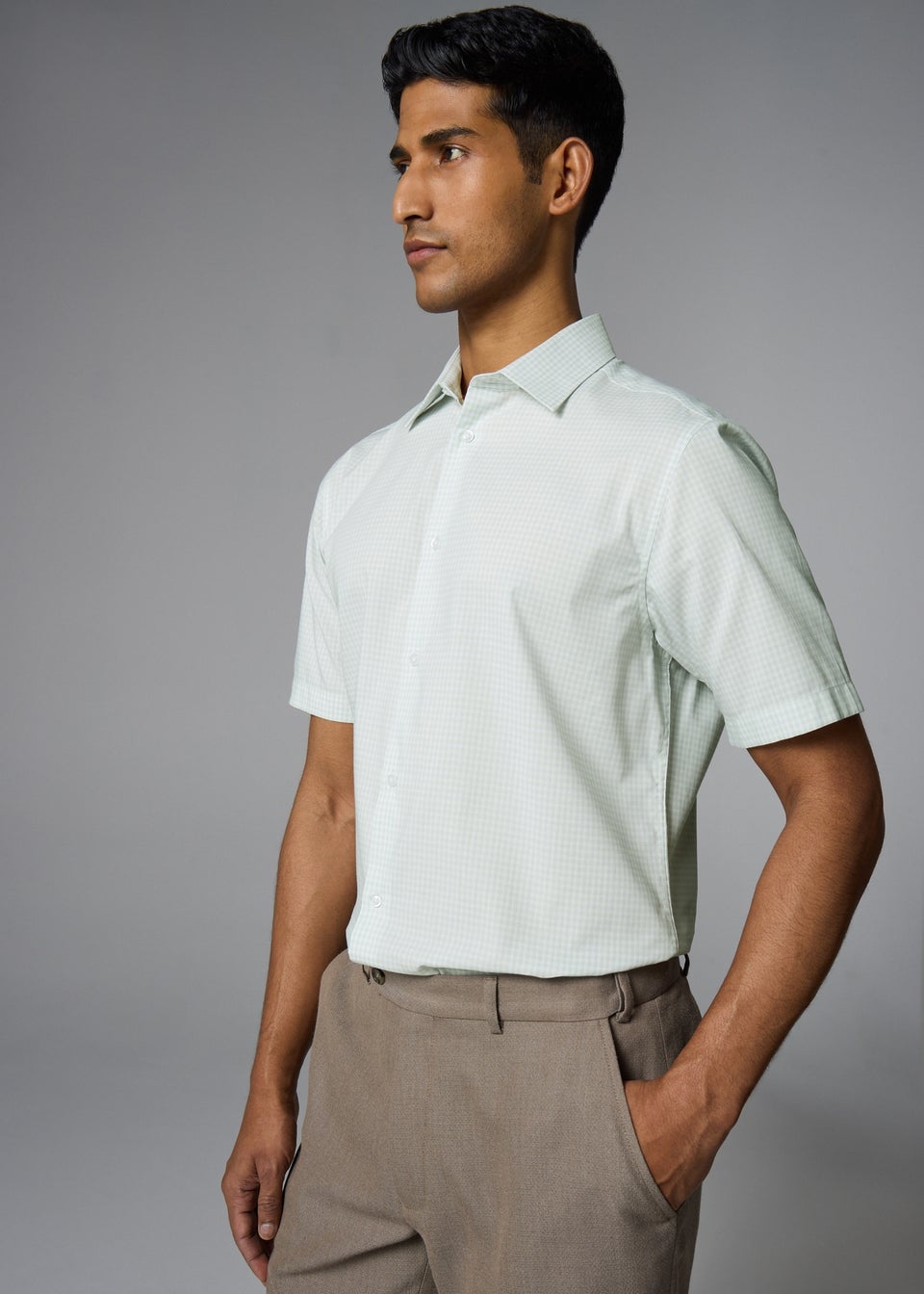 Taylor & Wright Green Check Shirt