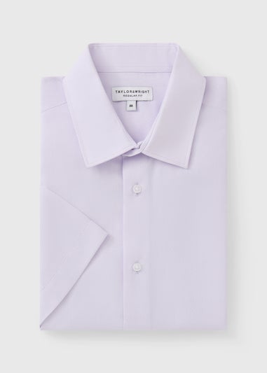 Taylor & Wright Lilac Textured Shirt