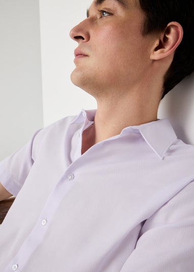 Taylor & Wright Lilac Textured Shirt