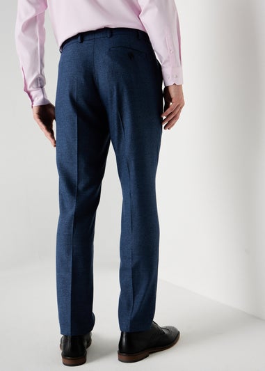 Taylor & Wright Mid Blue Active Waist Slim Fit Trousers