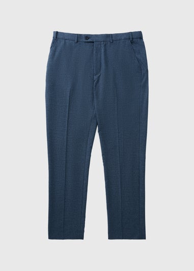 Taylor & Wright Mid Blue Active Waist Slim Fit Trousers