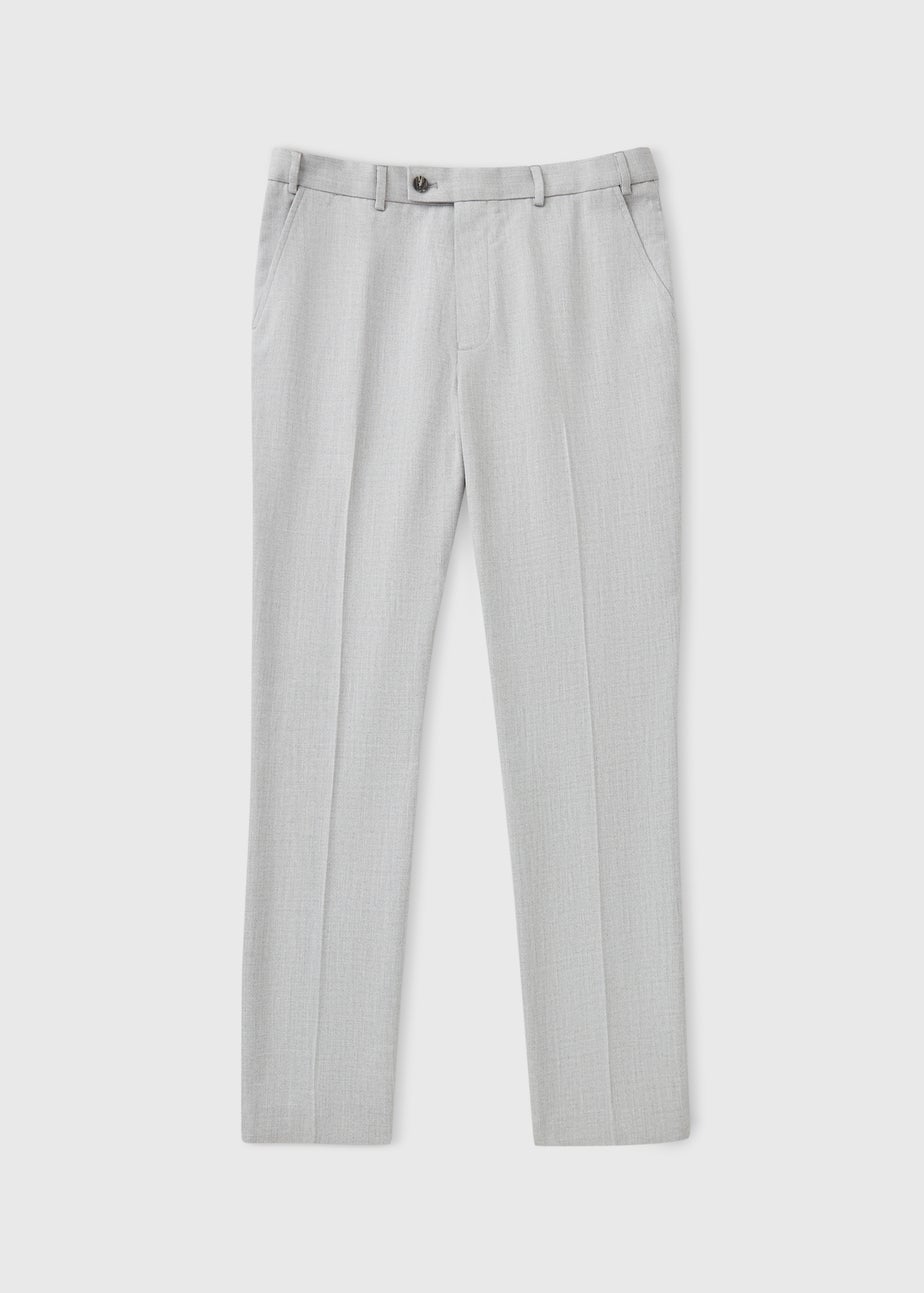 Taylor & Wright Grey Active Waist Regular Fit Trousers