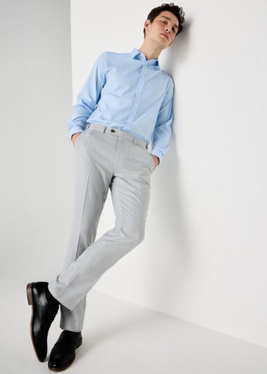 Taylor & Wright Grey Active Waist Regular Fit Trousers