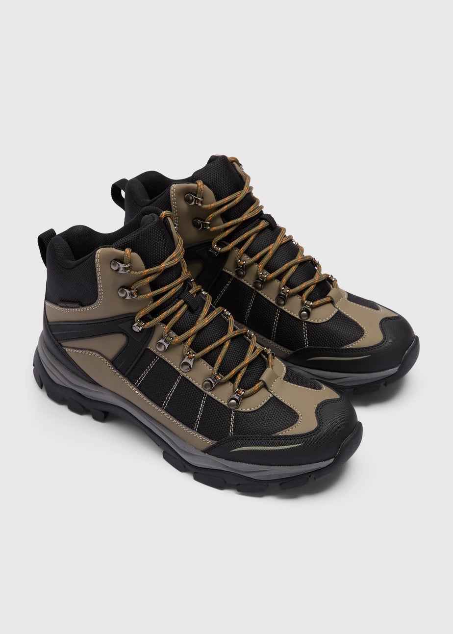Khaki Walking Boots