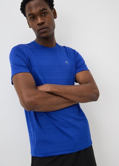 Souluxe Cobalt Space Dye Sports T-Shirt