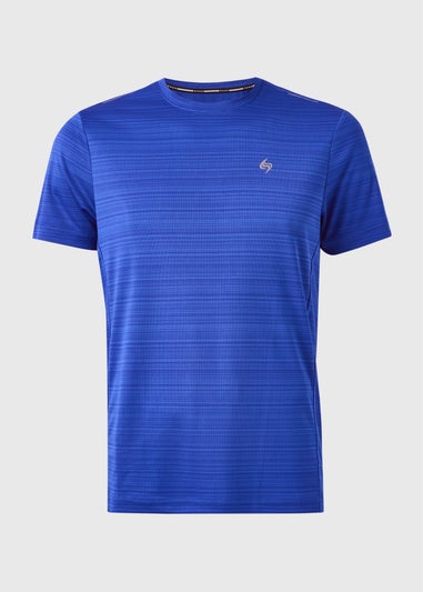 Souluxe Cobalt Space Dye Sports T-Shirt