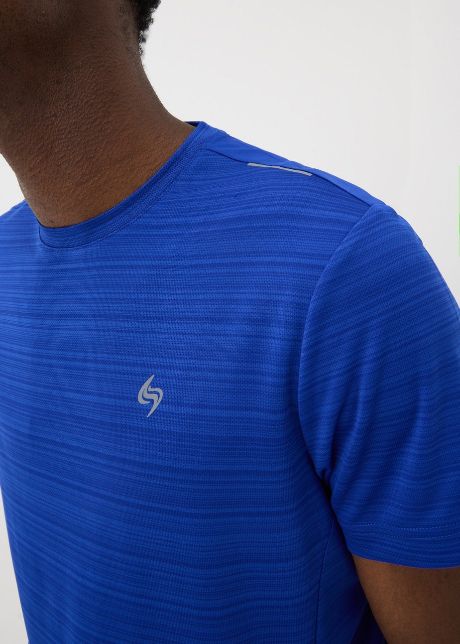 Souluxe Cobalt Space Dye Sports T-Shirt