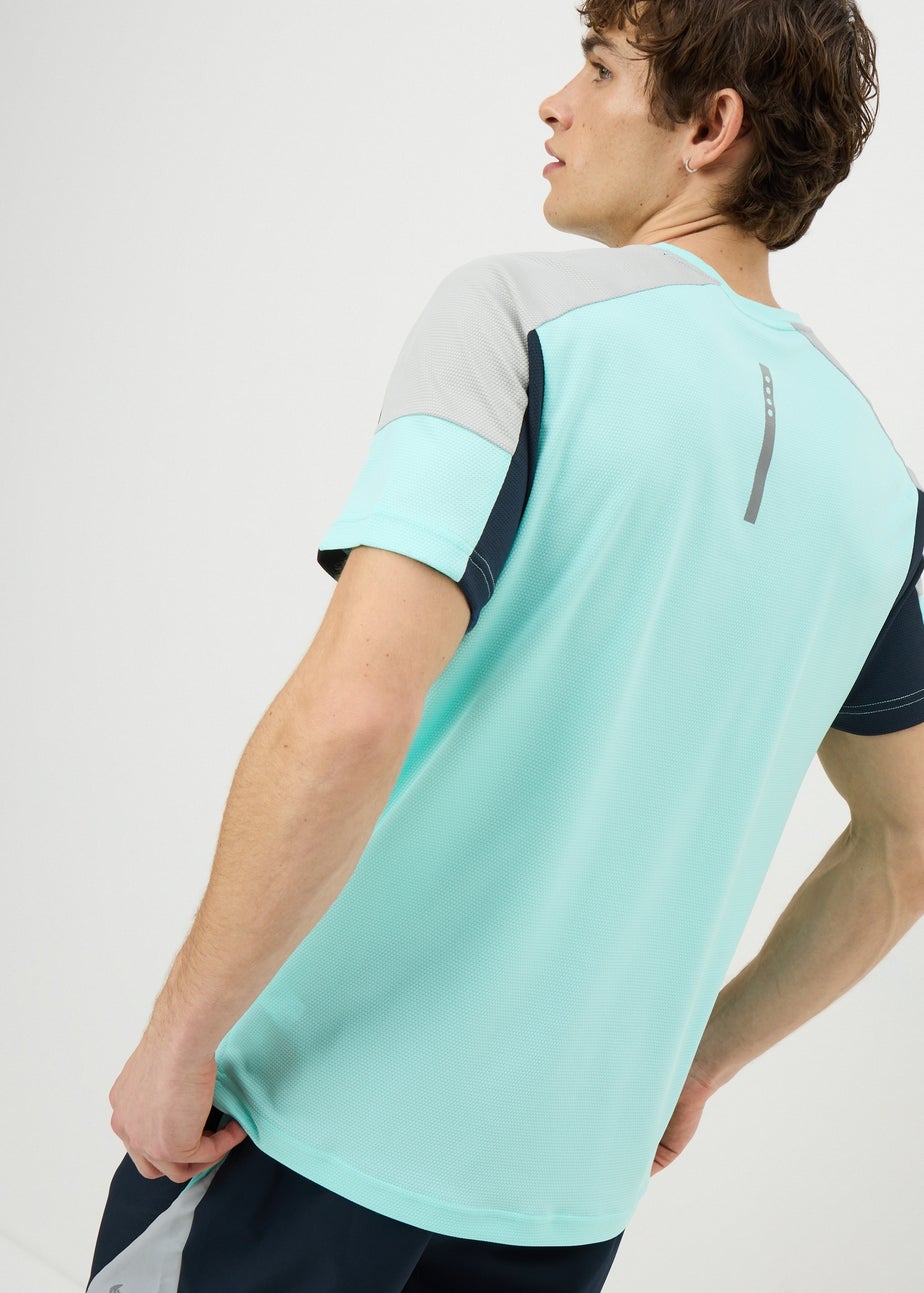 Souluxe Navy Panel Co Ord T-Shirt