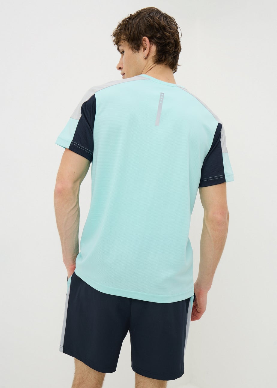 Souluxe Navy Woven Panel Co Ord Shorts