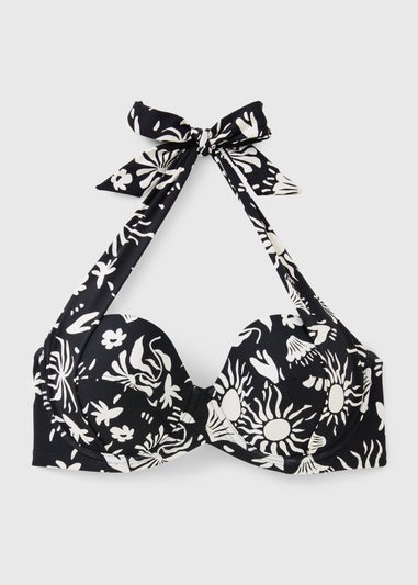 Black Celestial Shapewear Underwired Bikini Top