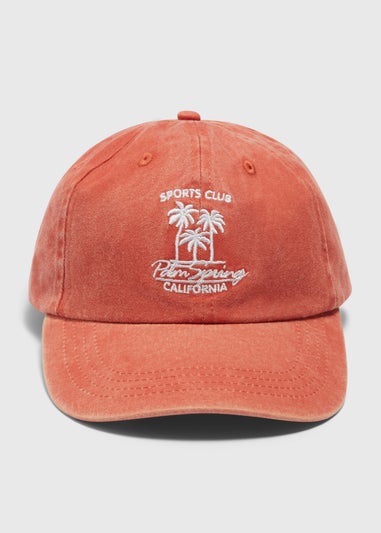 Red Palm Spring Cap