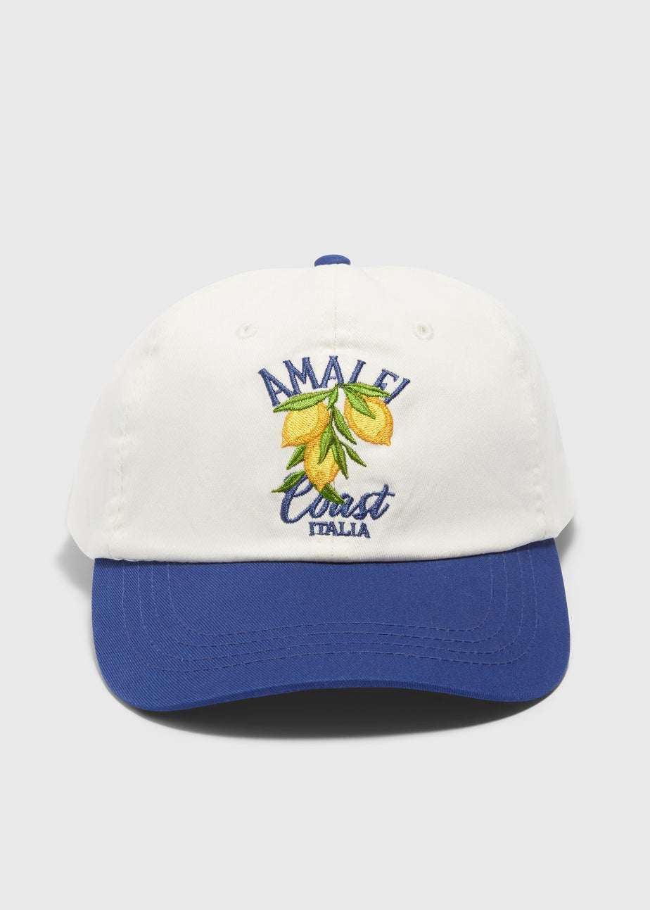 Blue Lemon Embroidered Cap
