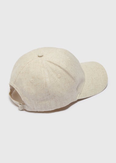 Stone Linen Cap