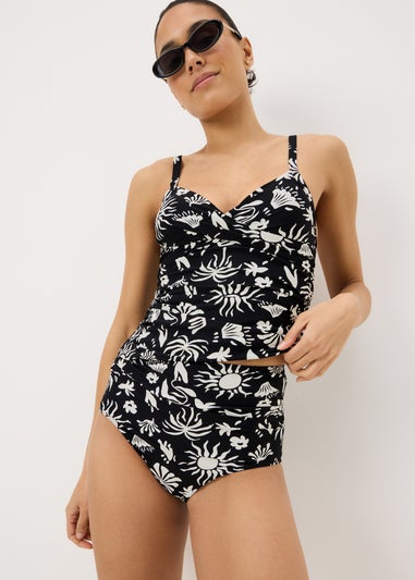 Black Celestial Shapewear High Waist Bikini Bottoms