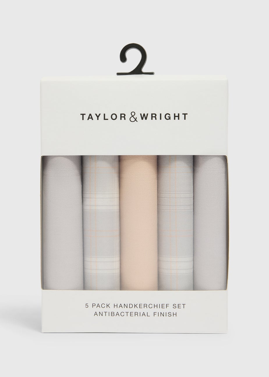 5 Pack Taylor & Wright Handkerchiefs