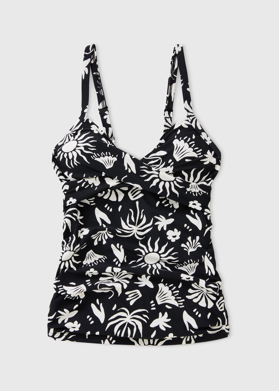 Black Celestial Shapewear Tankini Top