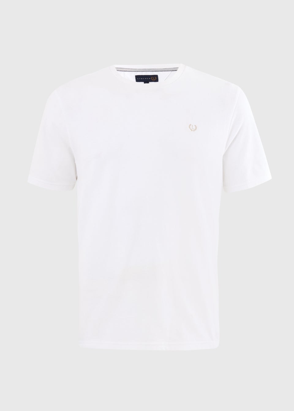 Lincoln Solid White T-Shirt