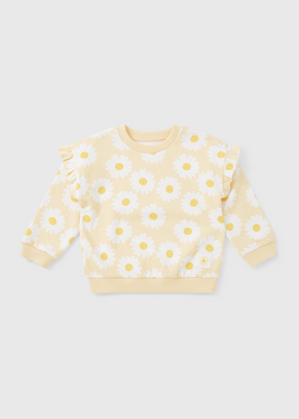 Girls Yellow Daisy Sweatshirt (1-7yrs)