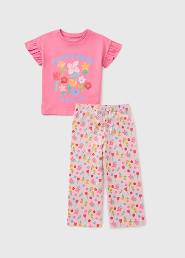 Girls Wildflower Wide Leg Set (1-7 Years)