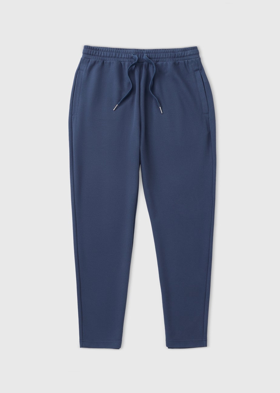 Blue Smart Co Ord Jogging Bottoms