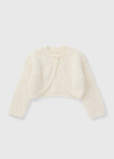 Girls Cream Occasion Cardigan (1-7yrs)