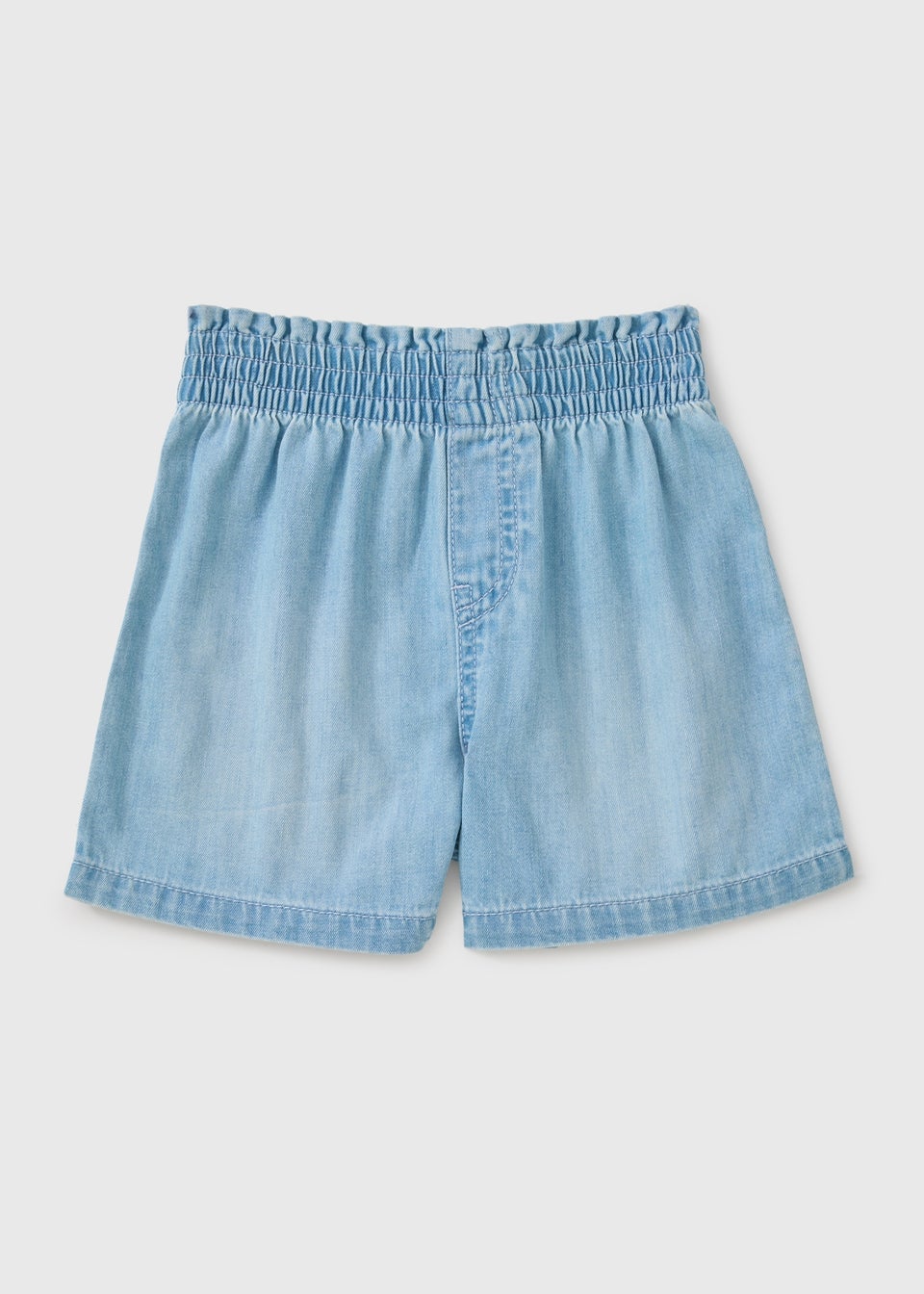 Girls Light Wash Denim Shorts (1-7yrs)
