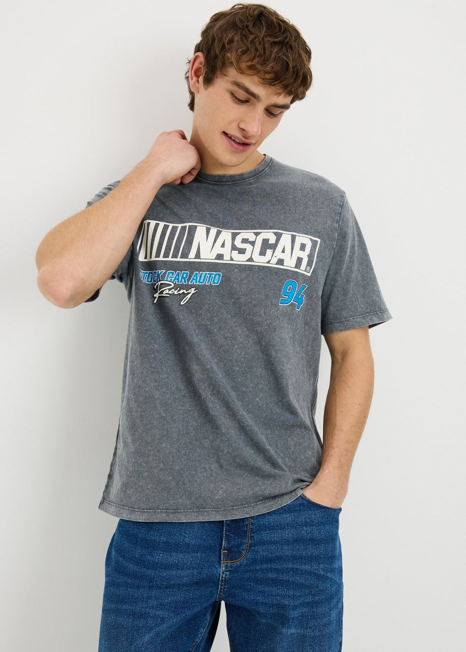 Nascar Grey Graphic T-Shirt