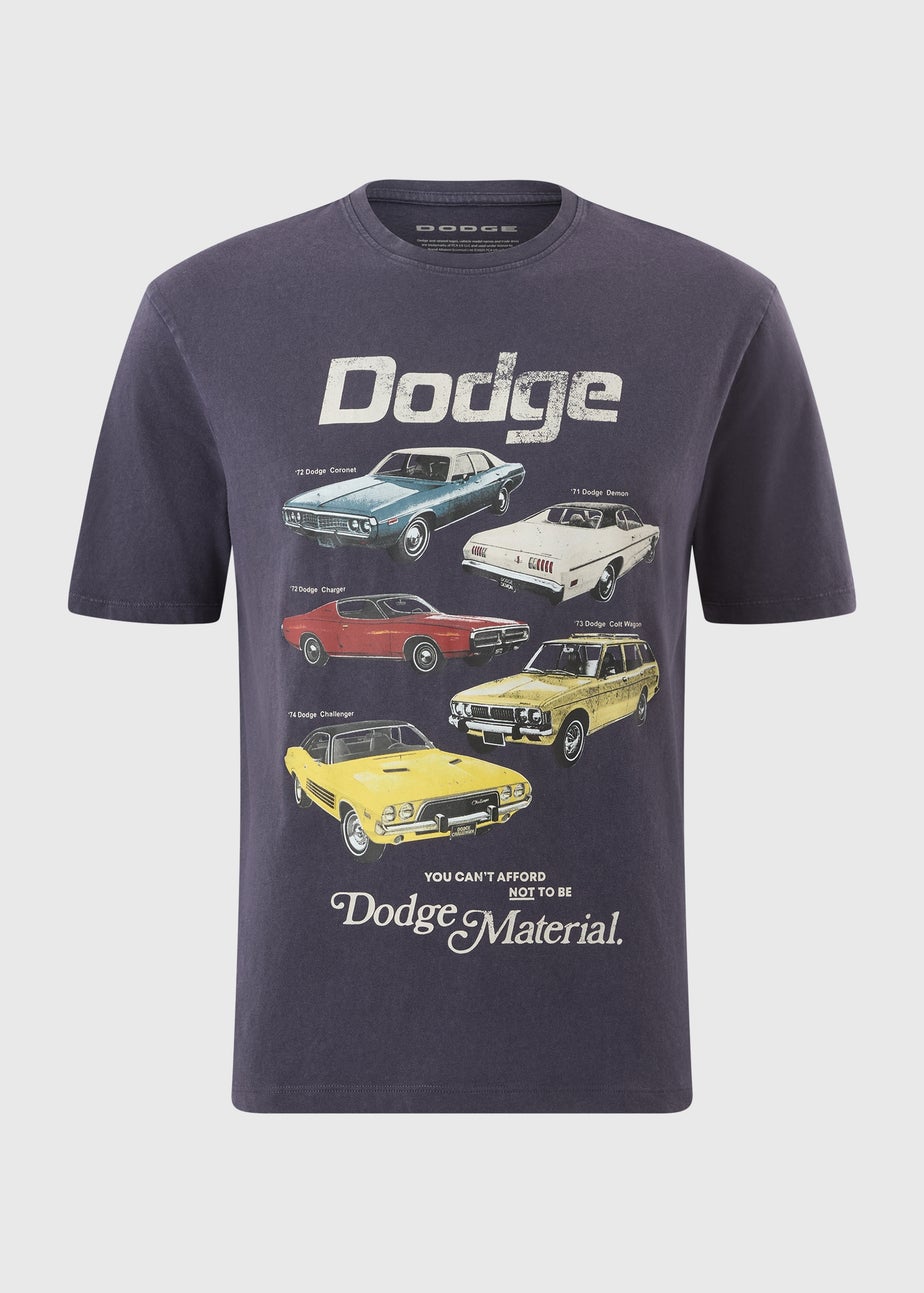 Navy Dodge Printed T Shirt