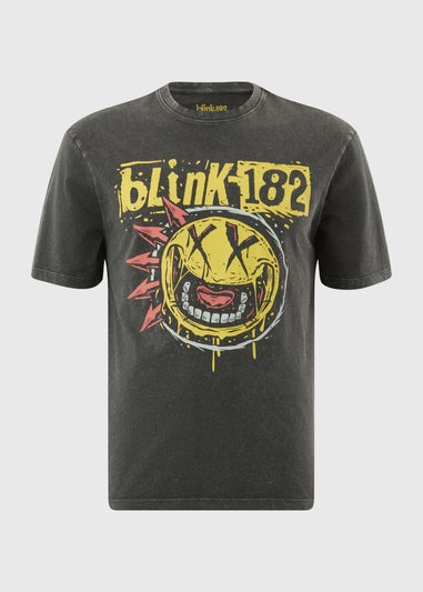 Grey Blink 182 Band T-Shirt