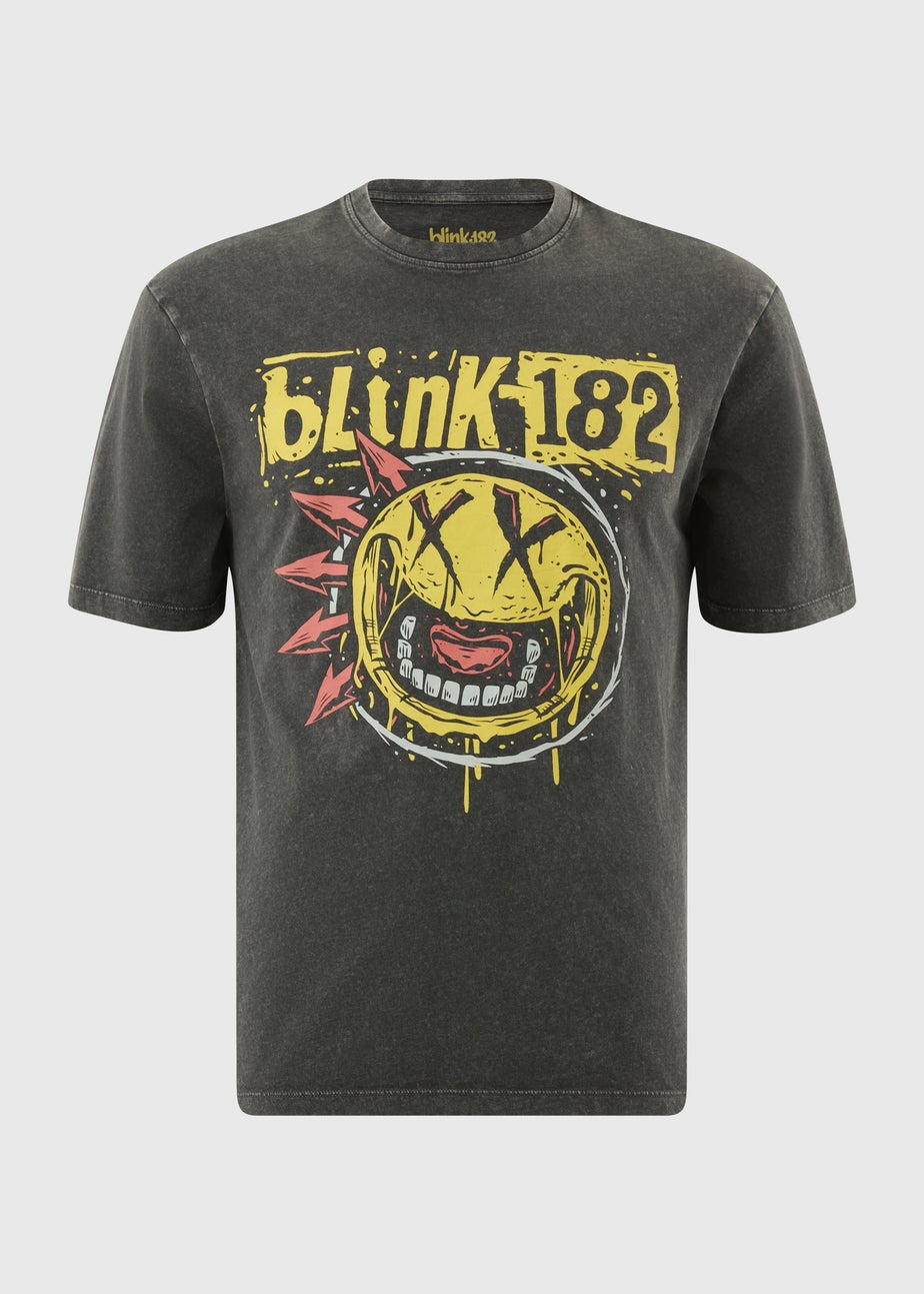 Grey Blink 182 Band T-Shirt