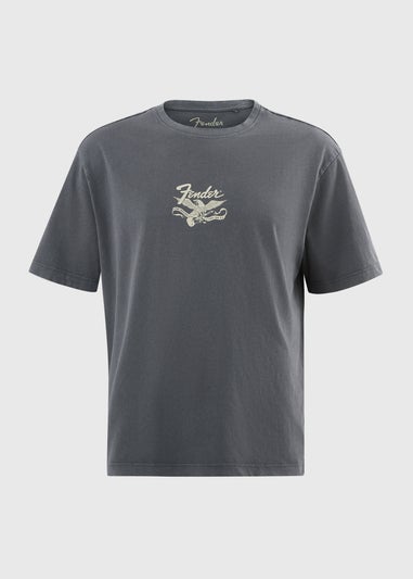 Charcoal Fender Back Graphic T-Shirt
