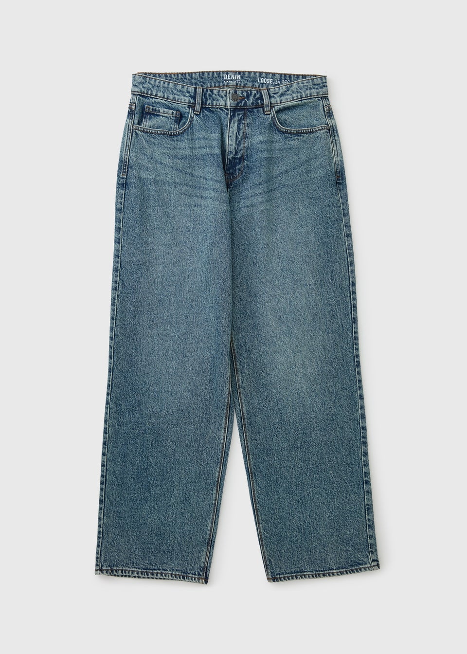 Green Wash Baggy Jeans