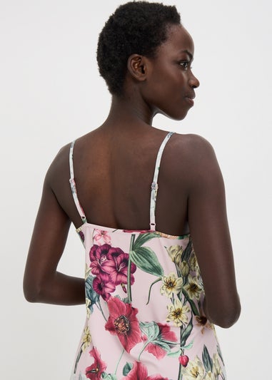 Pink Floral Chemise Nightie