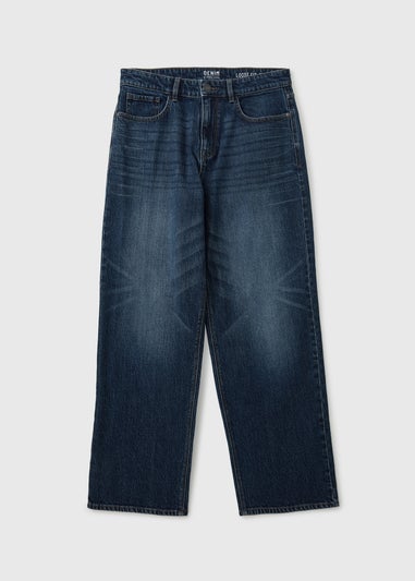 Dark Wash Baggy Jeans