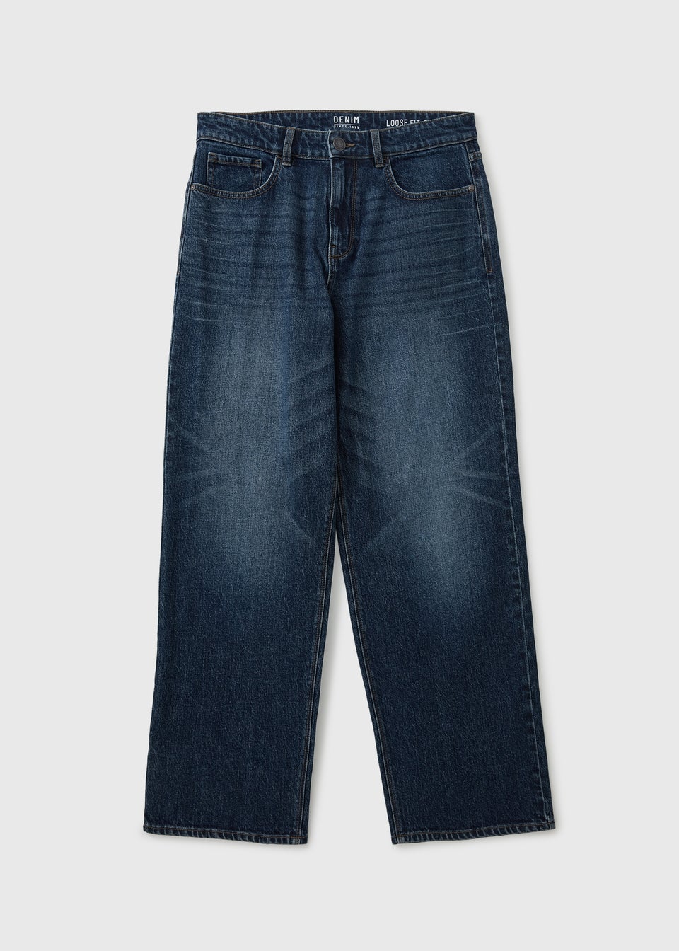 Dark Wash Baggy Jeans