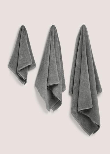 Grey Luxury Zero Twist Towel