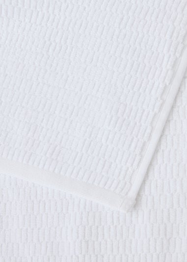 White Textured Brick Zero Twist