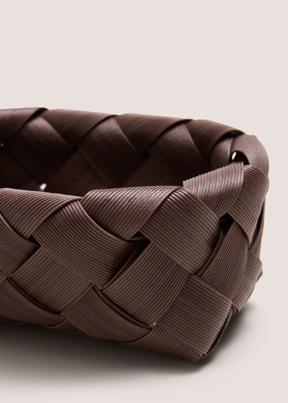 Brown Woven Small Basket