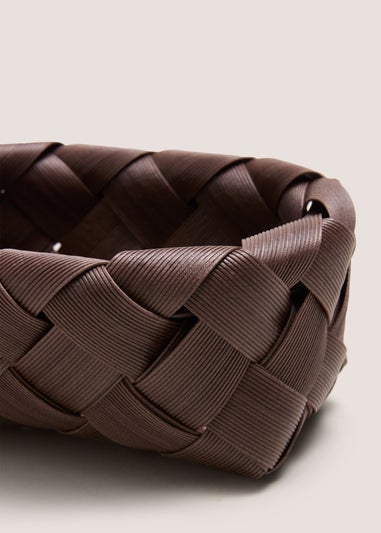 Brown Woven Small Basket