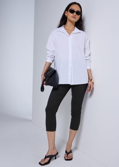 Black Cropped Jeggings